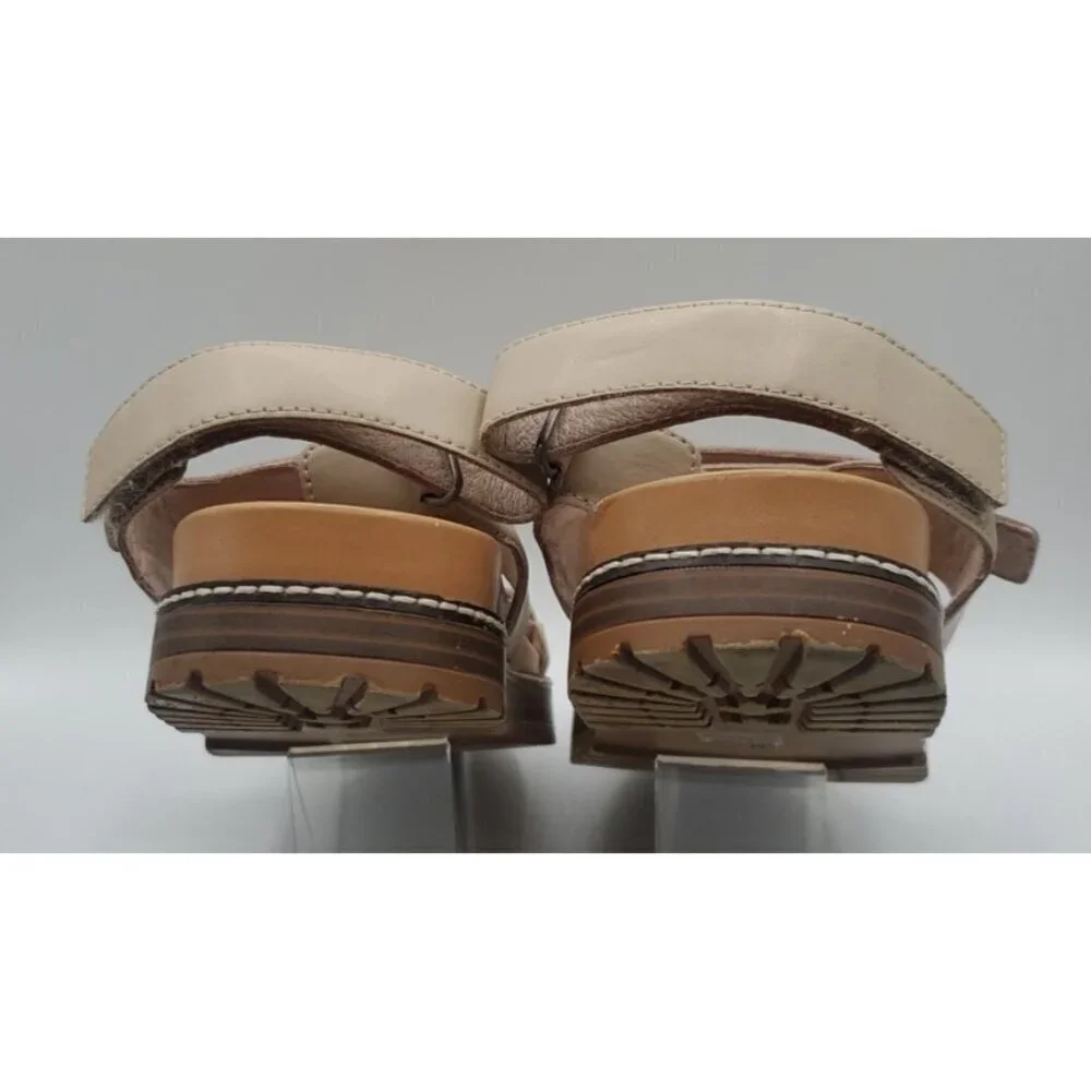 Madewell The Leilah Sandals Platform Chunky Dried Flax Color Womens Size 9